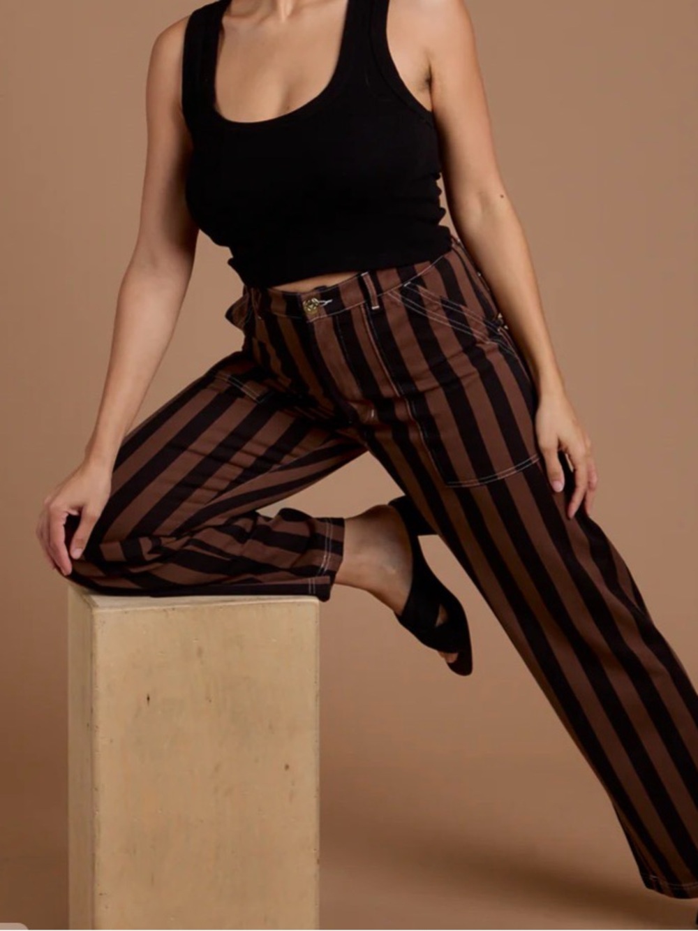 Big Bud Press Black Stripe Work Pants - Fudgesicle Brown
2XL